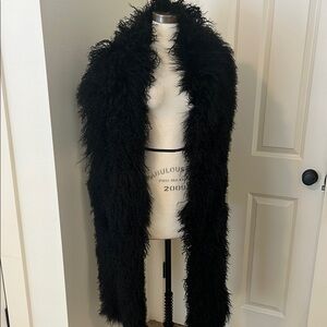 Elegant Black mohair stole
